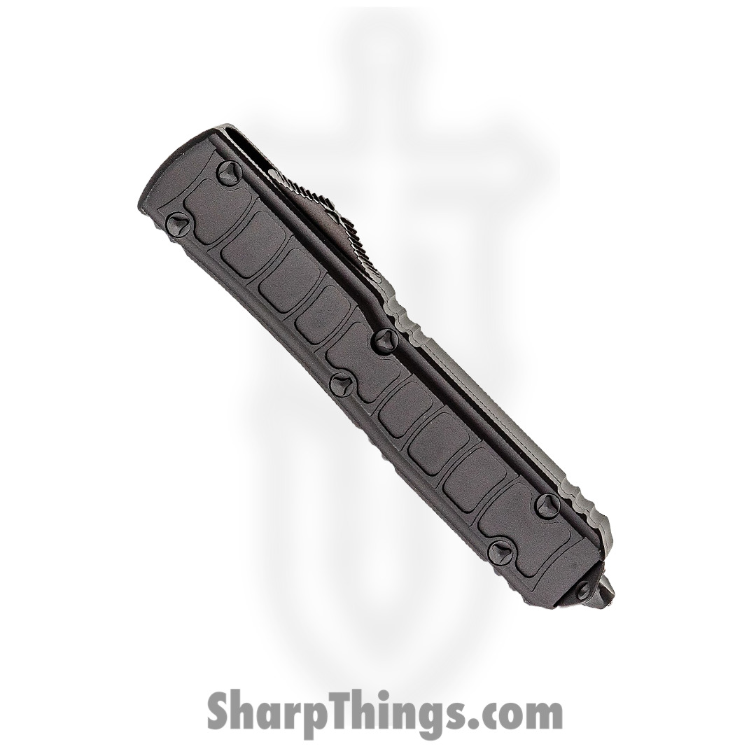 Microtech - 122II-3TS - Ultratech II Signature Series - OTF Auto - M390 Coated Dagger - 6061-T6 Aluminum - Black - Image 2