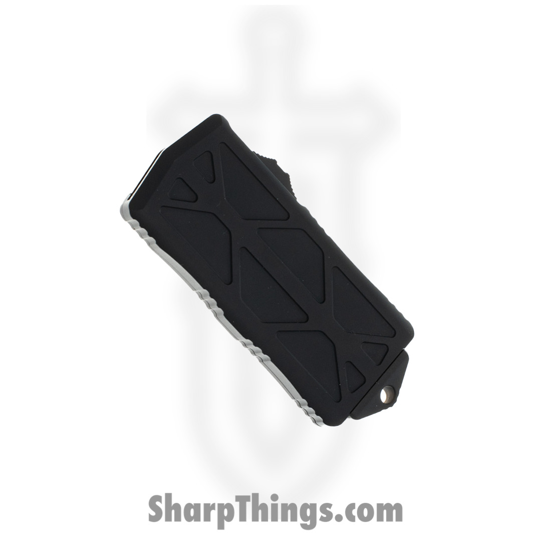 Microtech - 157-1T - Exocet Tactical Money Clip - OTF Auto - Elmax, M390, 204P Coated Dagger - 6061-T6 Aluminum - Black - Image 3