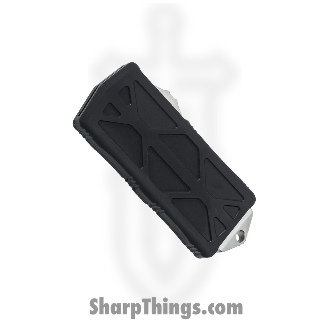 Microtech - 158-10 - Exocet Money Clip - OTF Auto - M390 Stonewash Modified Tanto - 6061-T6 Aluminum - Black - Image 3