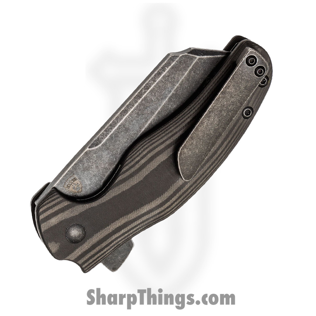 Kizer Cutlery - KI4488A3 - C01C - Folding Knife - KI4488A3 C01C Folding Knife - Milled Carbon Fiber - Black - Image 3