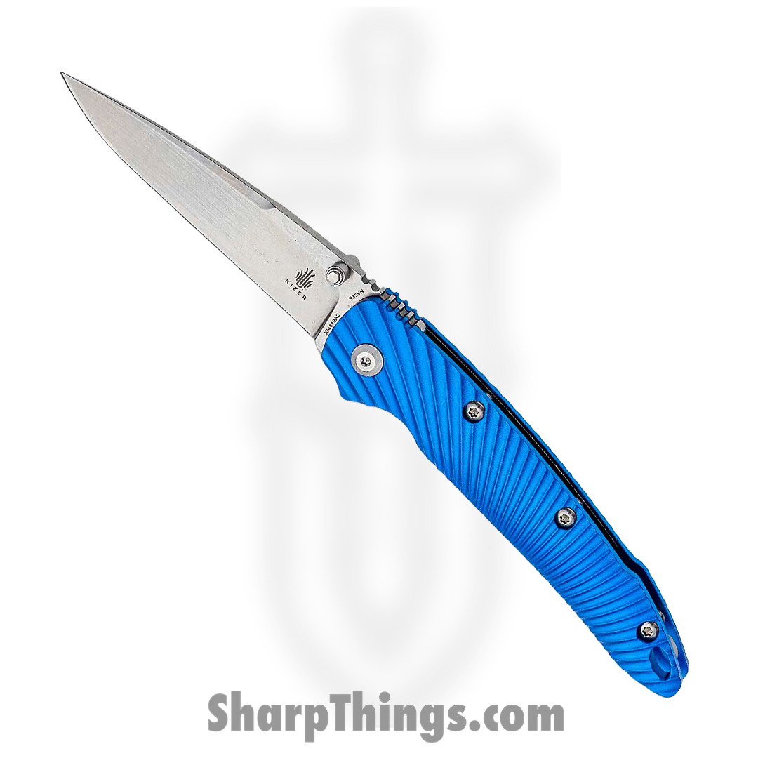 Kizer Cutlery - KI4419A2 - Sliver - Folding Knife - KI4419A2 Sliver Folding Knife - Aluminum - Blue