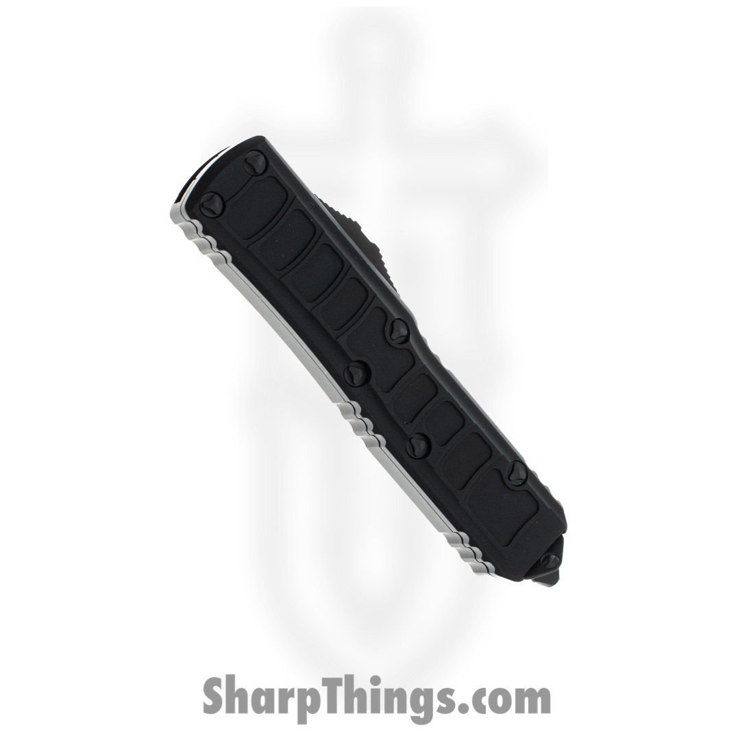 Microtech - 232II-1TS - UTX-85 II Signature Series - OTF Auto - Elmax, M390, 204P Coated Dagger - 6061-T6 Aluminum - Black - Image 3