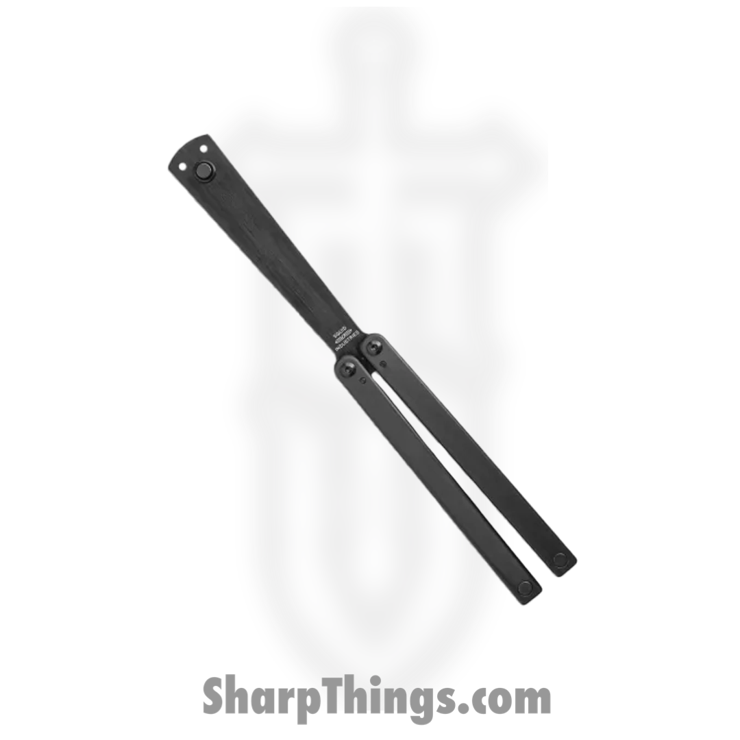 Squid Industries - BS0123 - Squiddy-B - Balisong - Balisong Trainer - 7075 Aluminum - Black