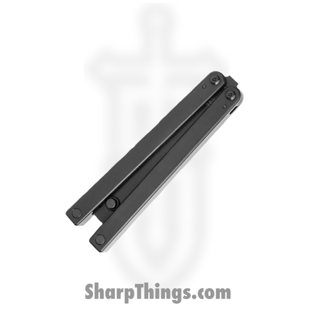 Squid Industries - BS0123 - Squiddy-B - Balisong - Balisong Trainer - 7075 Aluminum - Black - Image 2