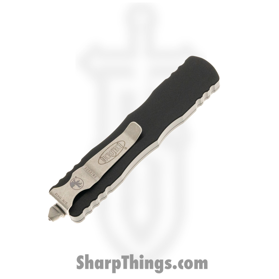 Microtech - 223-10AP - Ultratech - OTF Auto - Elmax, M390, 204P Apocalyptic Spartan - 6061-T6 Aluminum - Black - Image 4