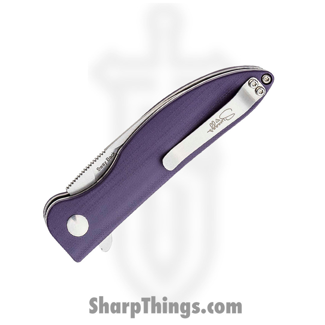 Kizer Cutlery - KIV3566N1 - Swayback - Folding Knife - KIV3566N1 Swayback Folding Knife - G10 - Green - Image 3