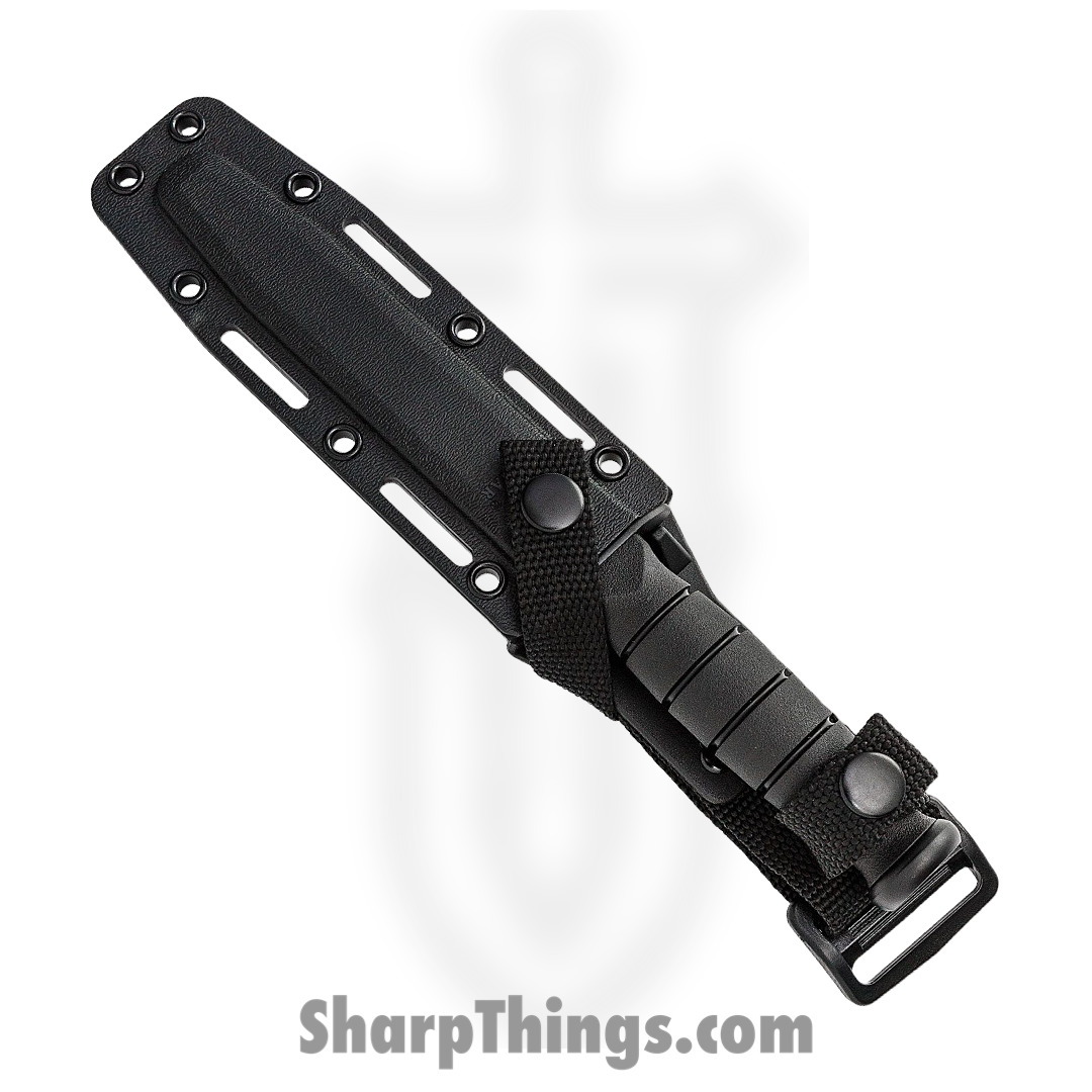 Ka-Bar - KA5054 - Short Fighting - Fixed Blade Knife - 1095 HC Coated Tanto - Kraton G - Black - Image 3