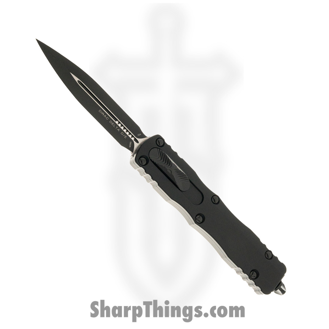 Microtech - 227-1T - Dirac Delta Tactical - OTF Auto - Black Dagger - 6061-T6 Aluminum - Black