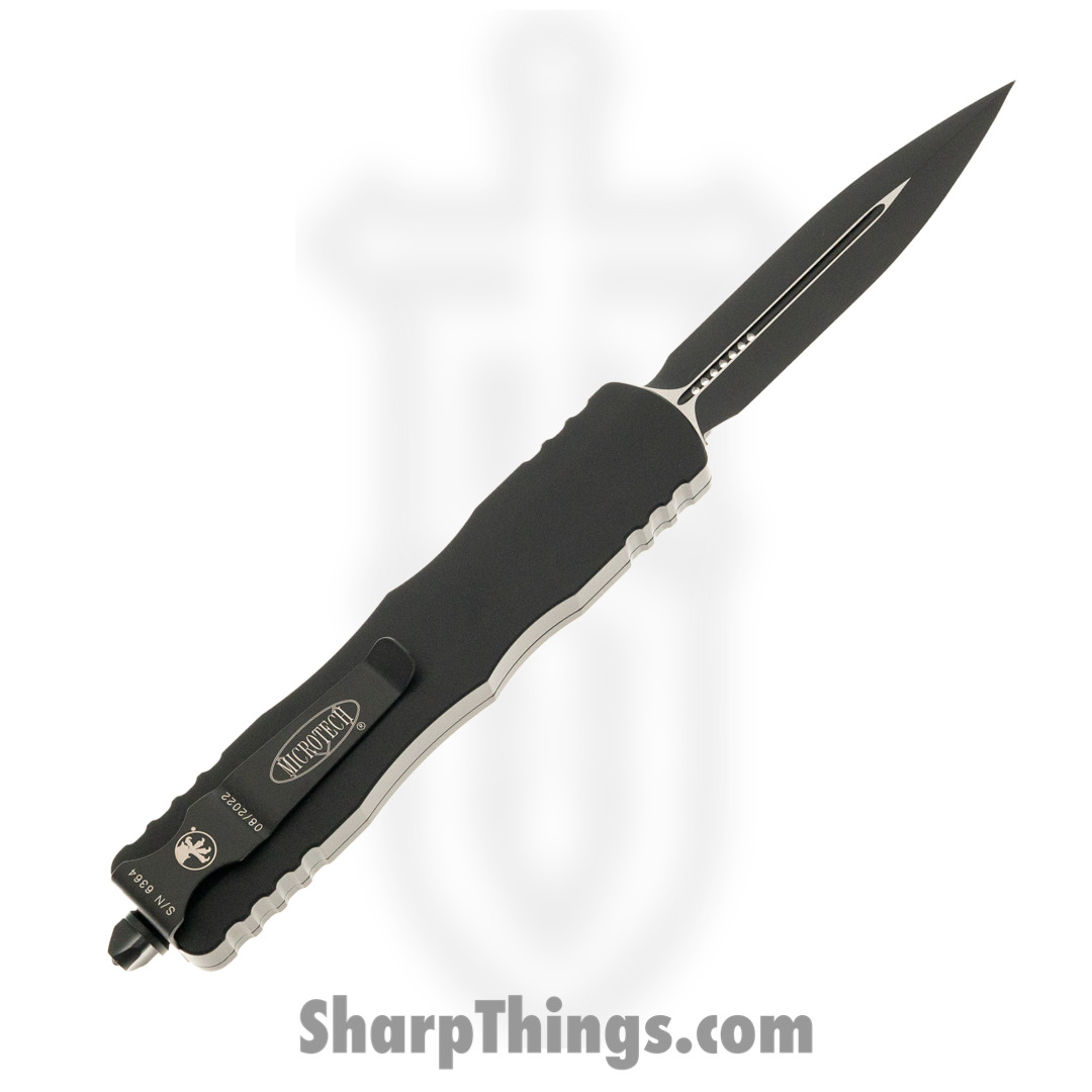 Microtech - 227-1T - Dirac Delta Tactical - OTF Auto - Black Dagger - 6061-T6 Aluminum - Black - Image 2