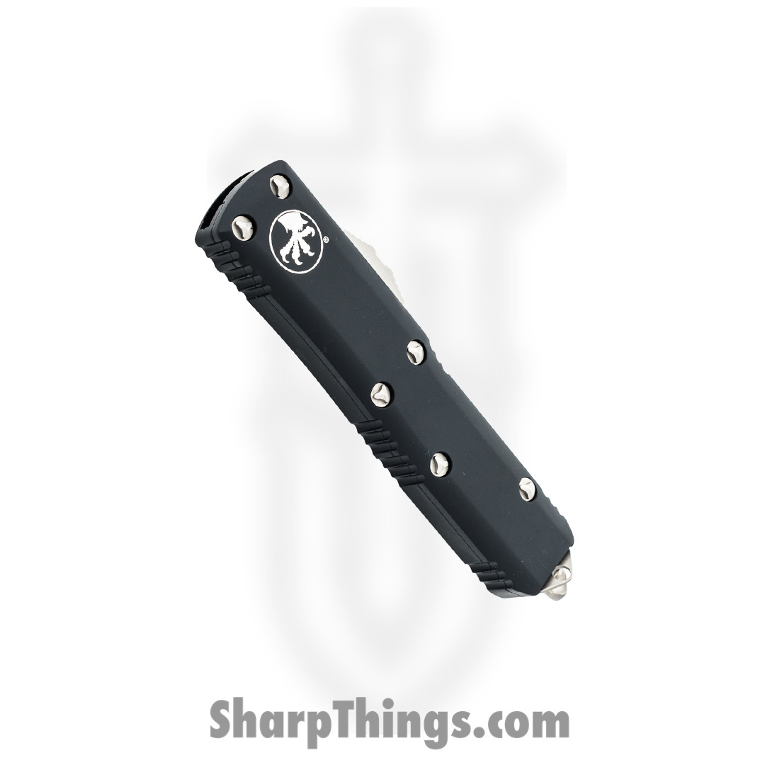 Microtech - 231-4 - UTX-85 - OTF Auto - Satin Drop Point - 6061 T6 Aluminum - Black - Image 3