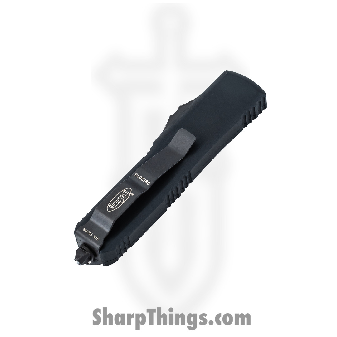 Microtech - 232-1T - UTX-85 Tactical - OTF Auto - Black Dagger - 6061-T6 Aluminum - Black - Image 4