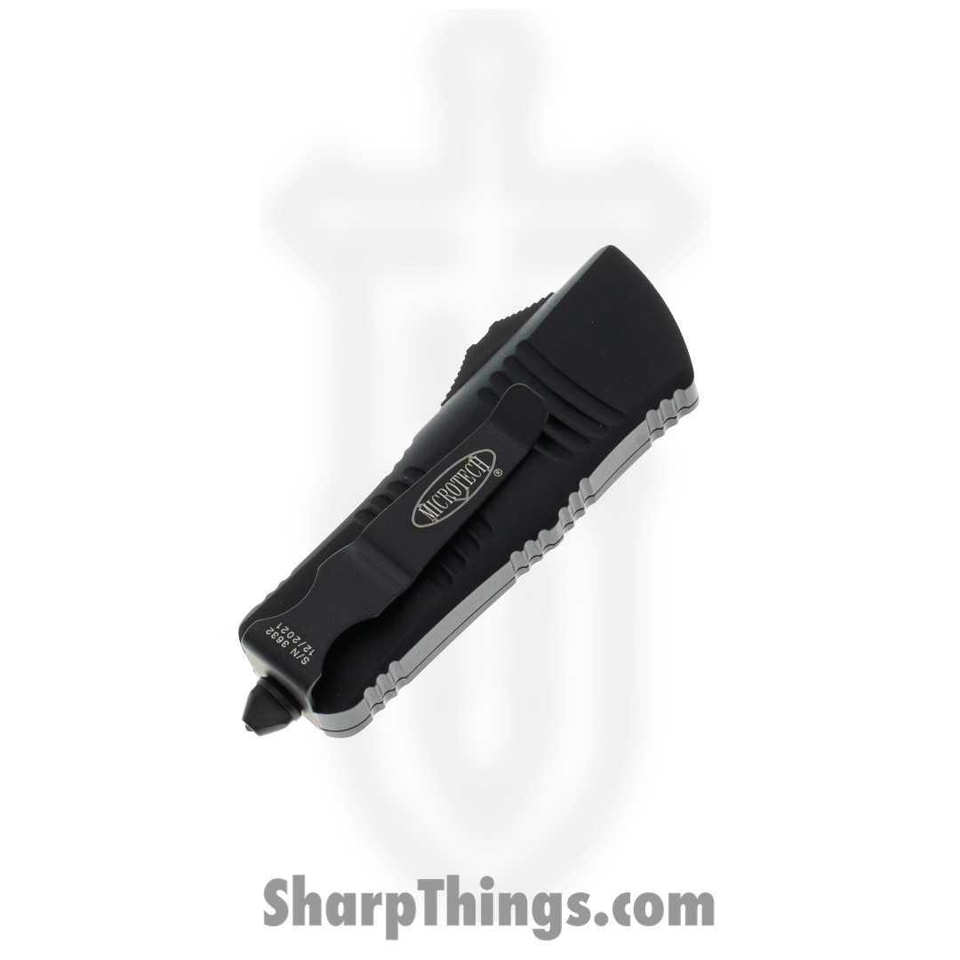 Microtech - 238-1T - Troodon Mini Tactical - OTF Auto - CTS-204P Two Tone Dagger - 6061-T6 Aluminum - Black - Image 4
