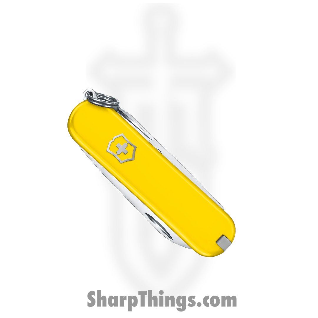 Victorinox - VN062238G - Classic SD - Folding Knife - Stainless Polished Multi Tool - ABS/Celidor - Sunny Side Yellow - Image 2