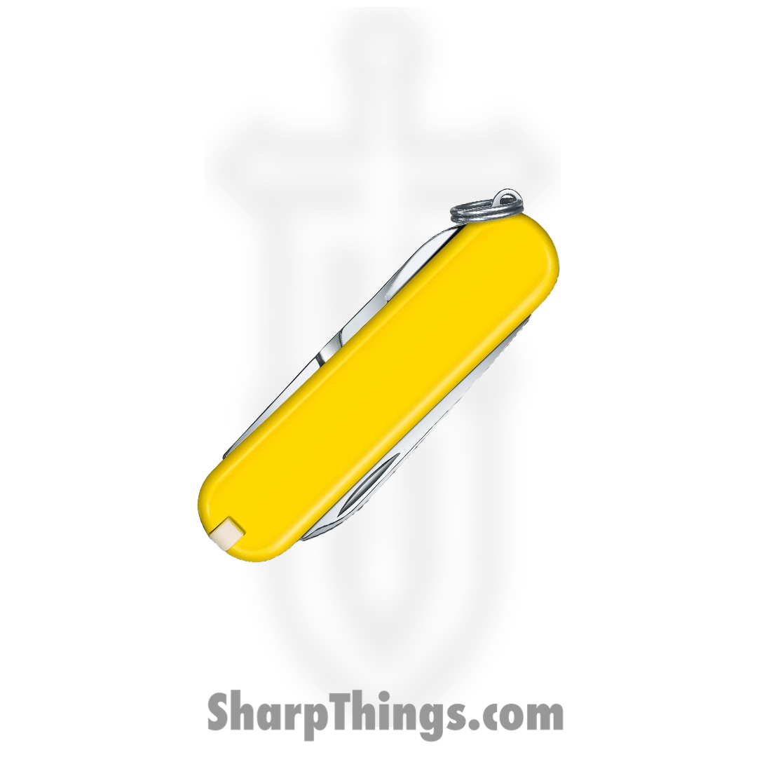 Victorinox - VN062238G - Classic SD - Folding Knife - Stainless Polished Multi Tool - ABS/Celidor - Sunny Side Yellow - Image 3