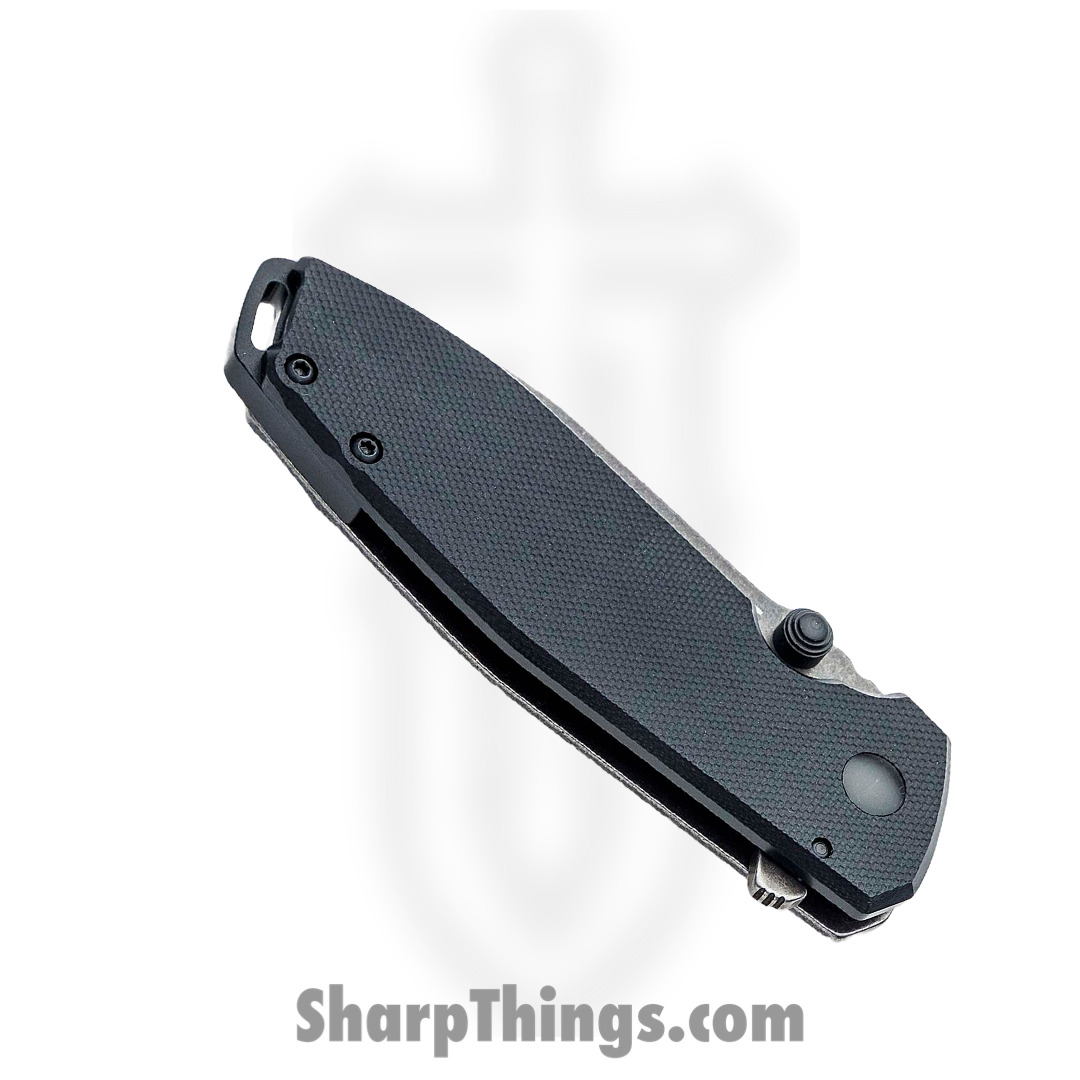 CRKT - 2495K - Squid - Assisted Open Knife - D2 Stonewash Drop Point - G10 - Black - Image 2