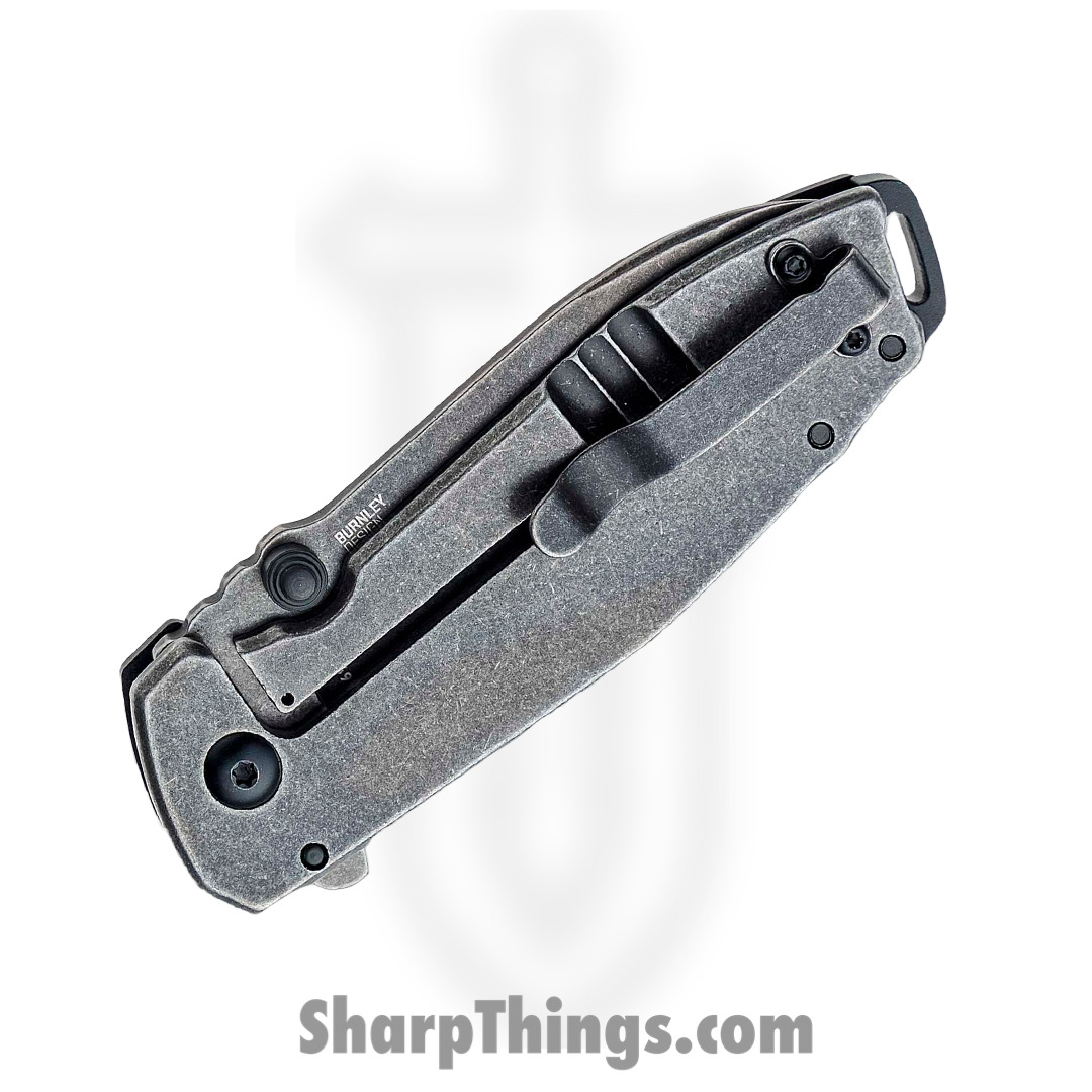 CRKT - 2495K - Squid - Assisted Open Knife - D2 Stonewash Drop Point - G10 - Black - Image 3