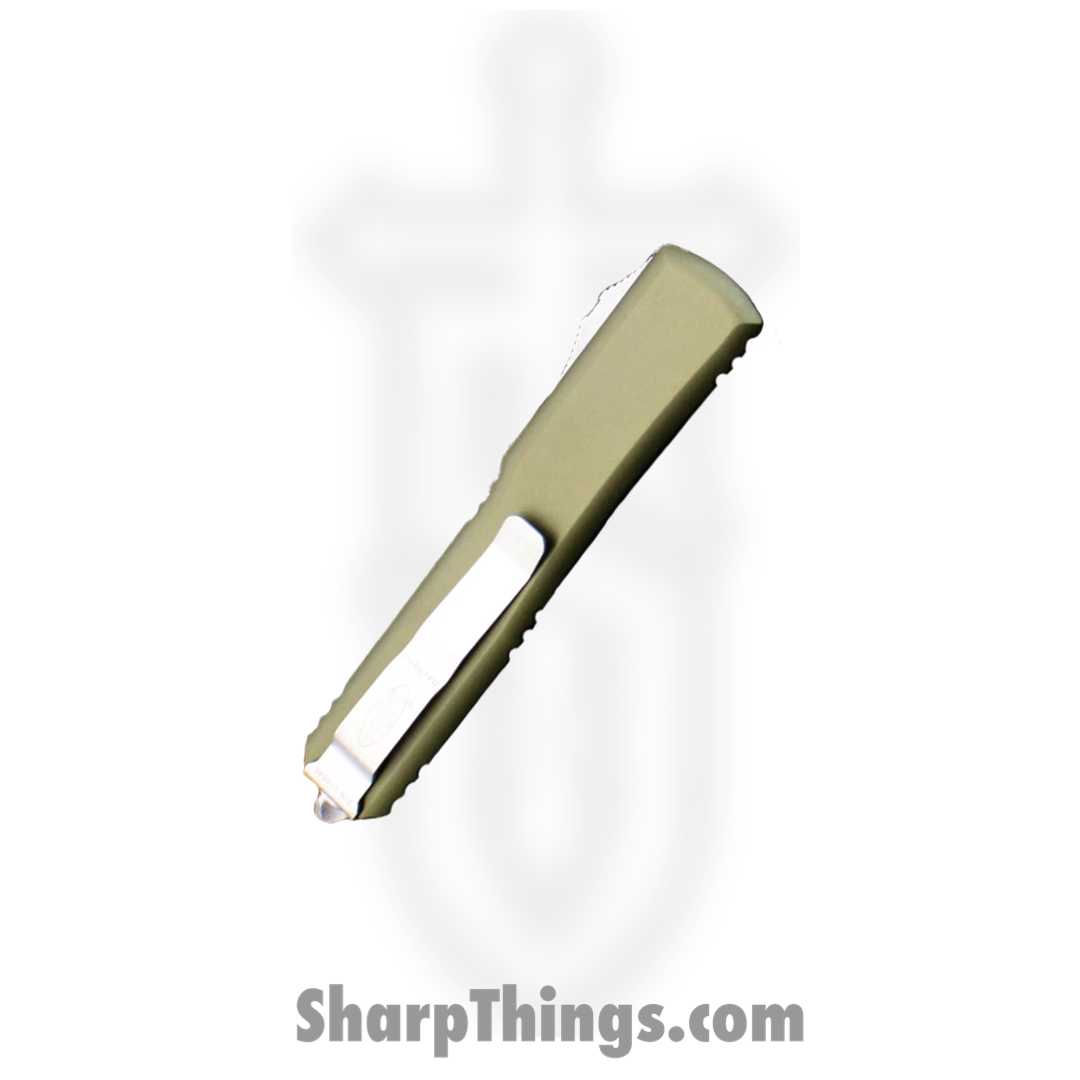 Microtech - 123-10APOD - Ultratech - OTF Auto - Elmax, M390, 204P Apocalyptic Tanto - 6061-T6 Aluminum - OD Green - Image 4