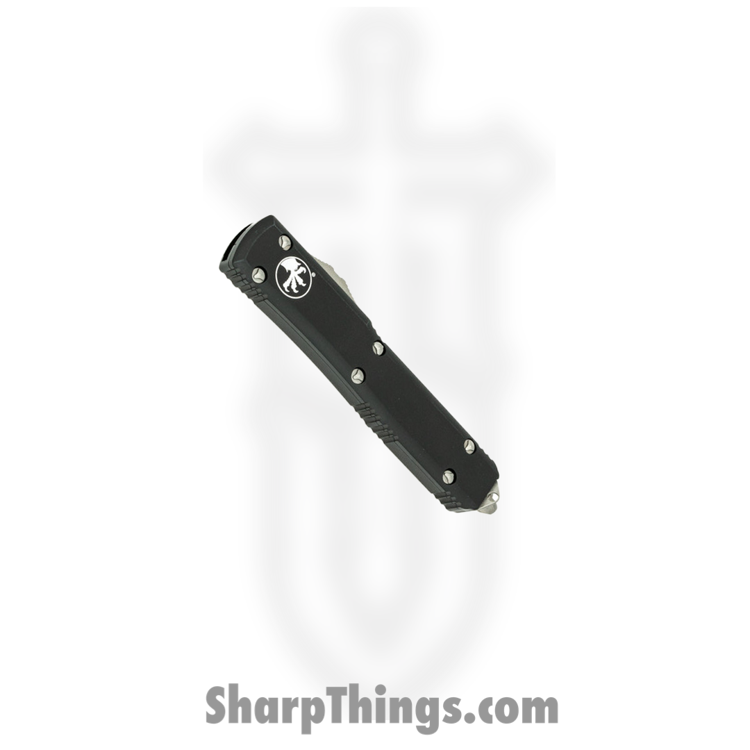 Microtech - 123-12AP - Ultratech - OTF Auto - Elmax, M390, 204P Apocalyptic Tanto - 6061-T6 Aluminum - Black - Image 3