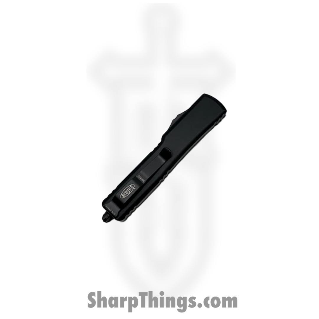Microtech - 149-3T - UTX-70 Tactical - OTF Auto - Elmax, M390, 204P Two Tone Tanto - 6061-T6 Aluminum - Black - Image 4
