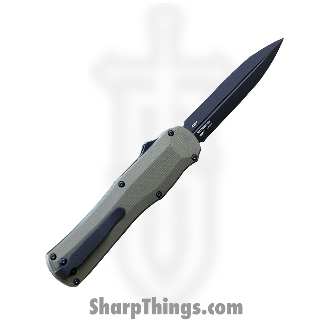 Benchmade - 3400BK-1 - Autocrat - OTF Auto - S30V Coated Dagger - G10 - Green - Image 2