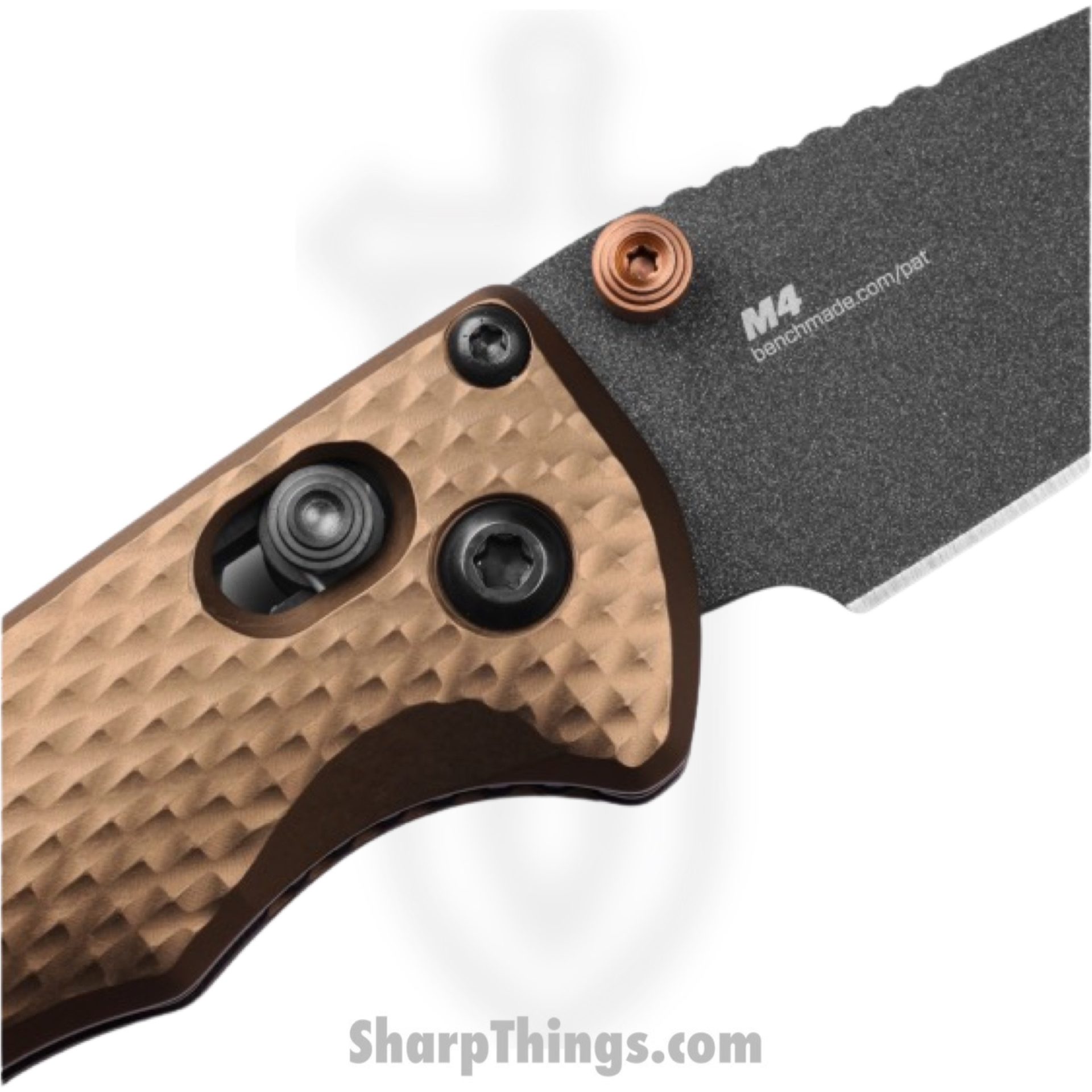 Benchmade - 290BK-1 - Full Immunity - Folding Knife - CPM-M4 Cobalt Black Wharncliffe - Aluminum - Flat Dark Earth - Image 4