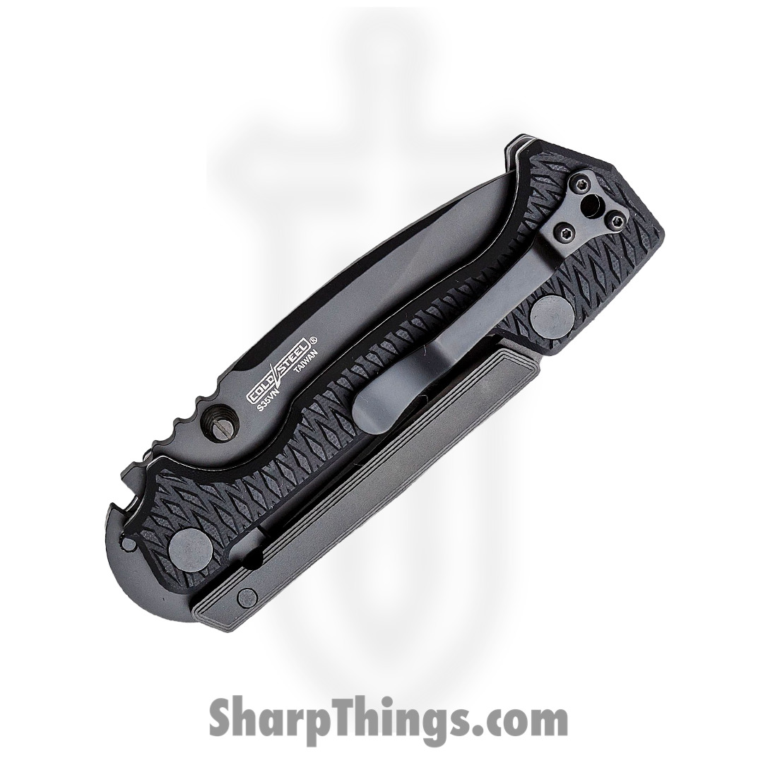 Cold Steel - CS58SQBKBK - Demko AD-15 Scorpion Lock Drop Point Folding Knife - S35VN G10 - Black - Image 4