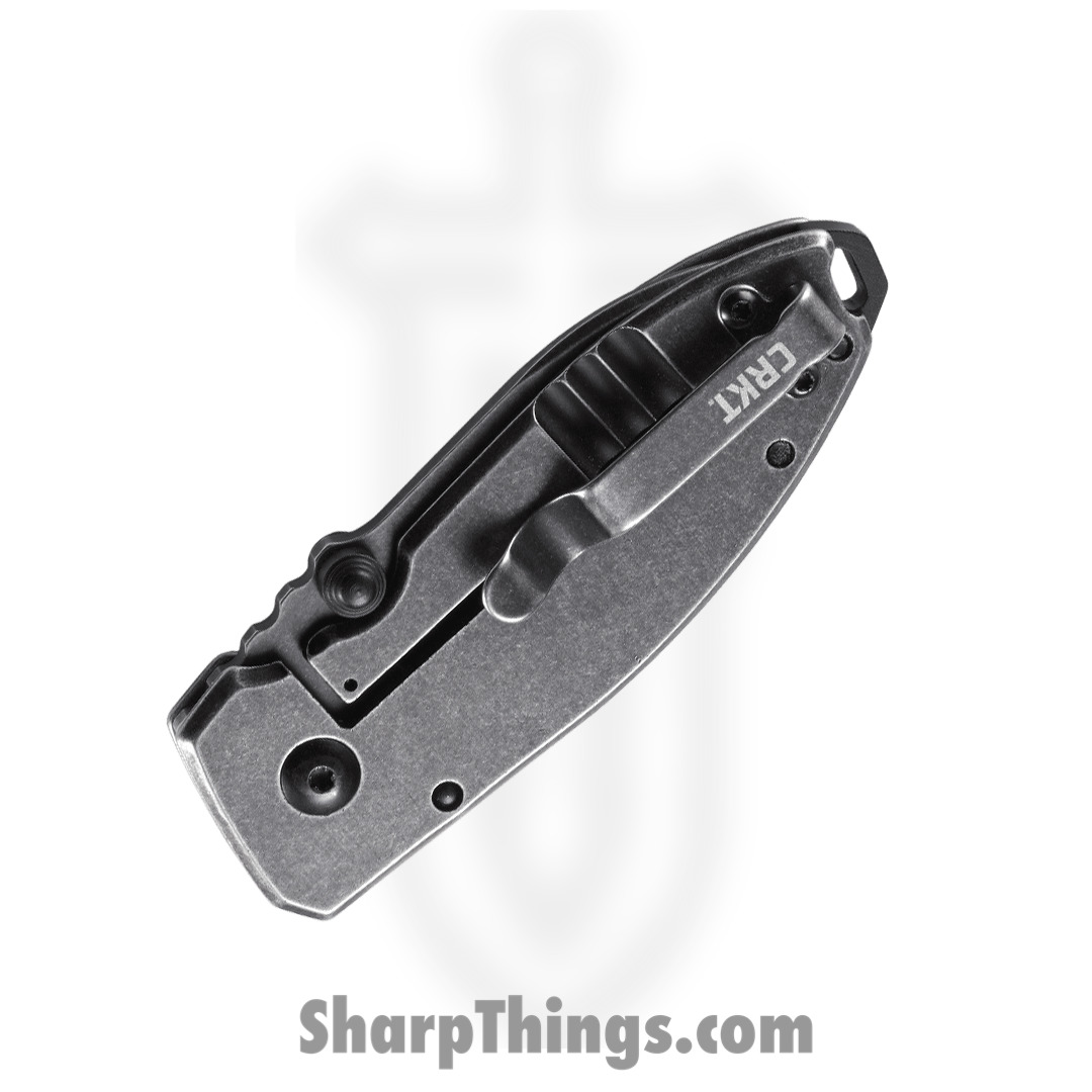 CRKT - 2490KS - Squid - Folding Knife - 8Cr13MoV Blackwash Drop Point - 2Cr13 - Black - Image 4