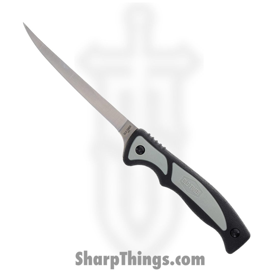 Schrade - SCH1166380 - Trail Boss Fillet Knife - Stainless Steel - Black and Grey