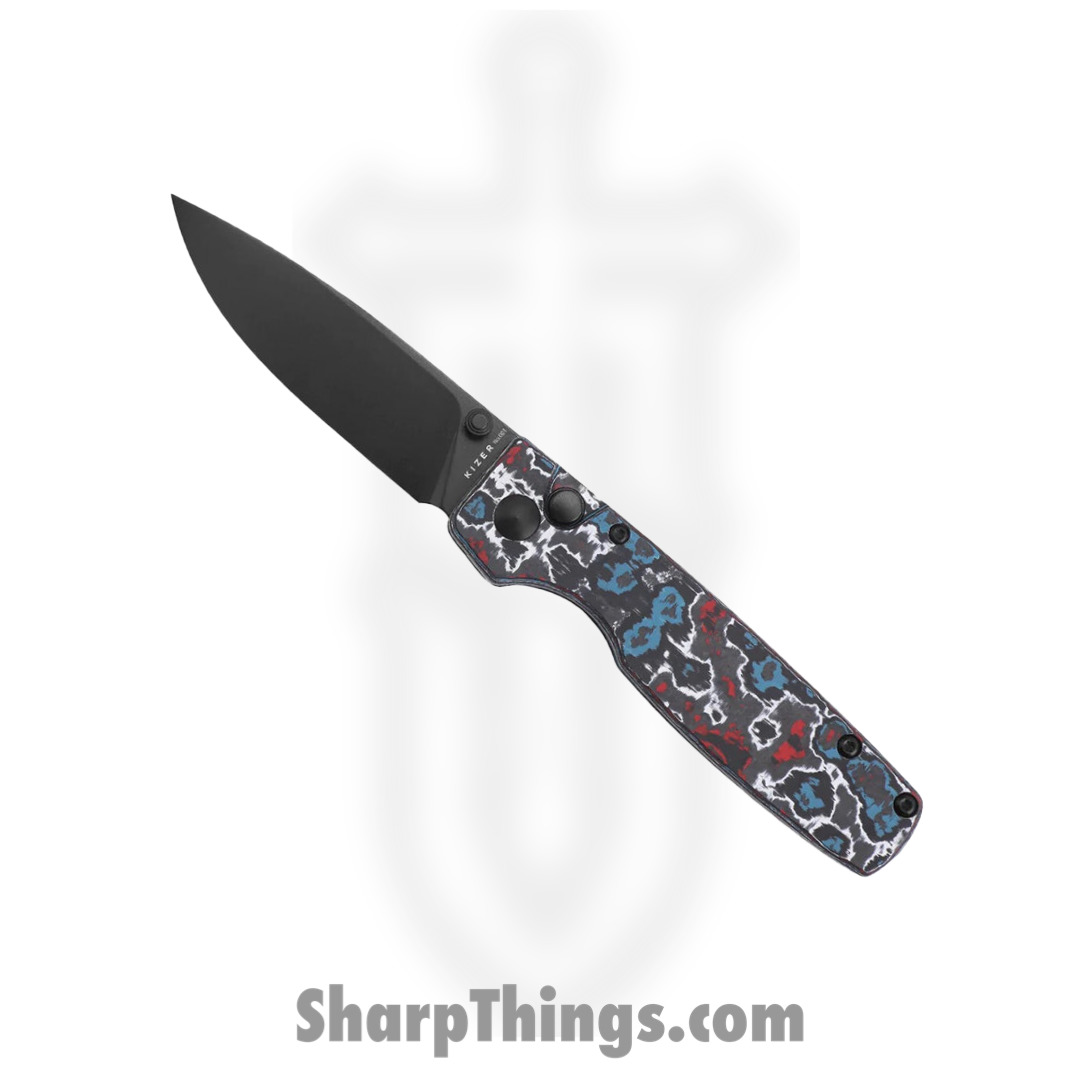 Kizer Cutlery - KI3605A1 - Original - Folding Knife - KI3605A1 Original Folding Knife - Nebula Fatcarbon - Multicolor