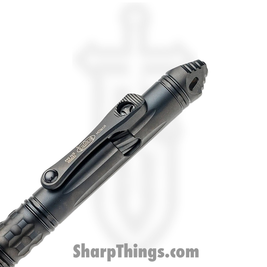 Microtech - 403M-TI-DLCTRI - Kyroh Mini Bolt-Action Titanium Pen - Tritum Cap Insert - Image 4