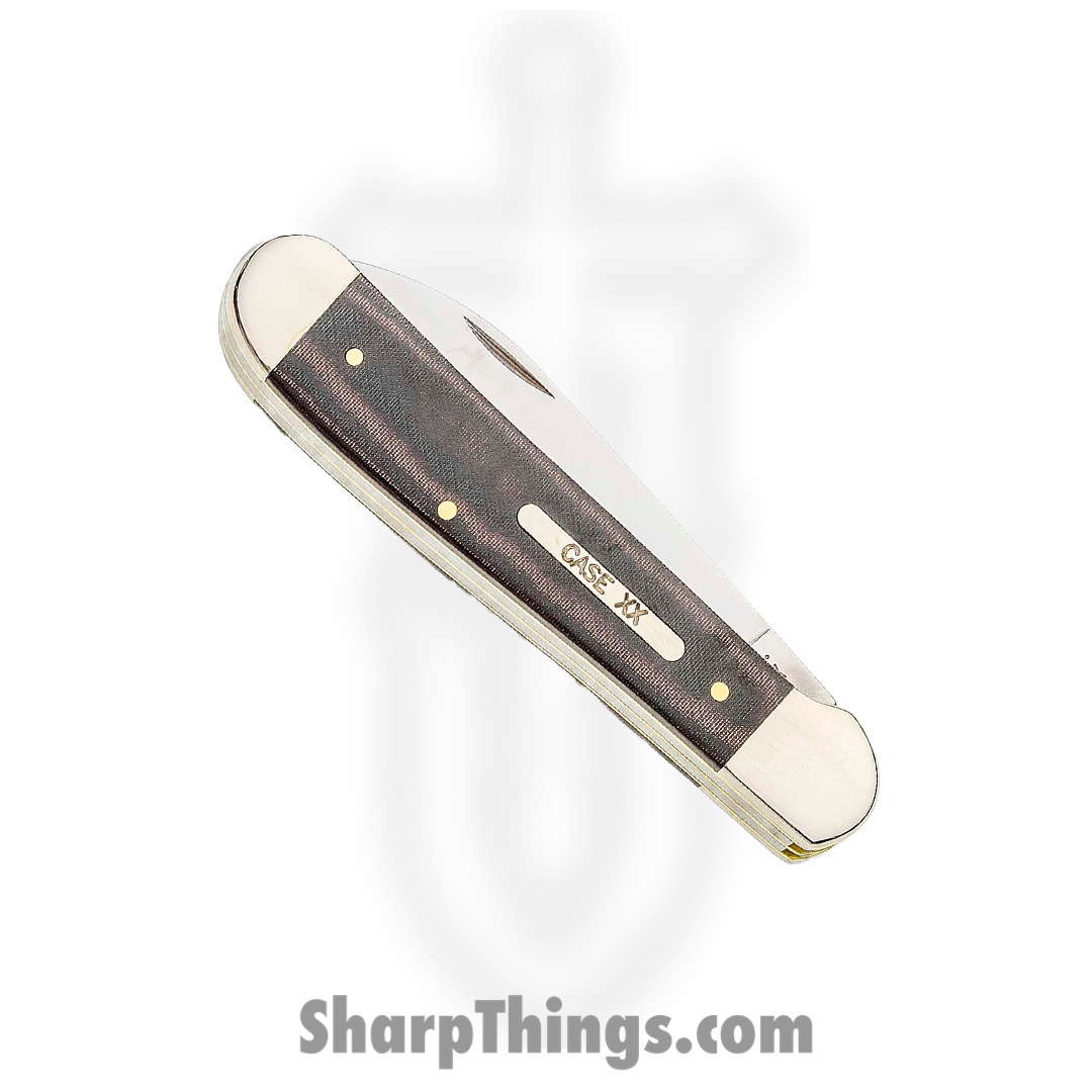Case Cutlery - CA27851 - Copperhead Wharncliffe and Pen Blade Folder - Folding Knife - Stainless Polished Wharncliffe - Micarta - Red/Black - Image 2