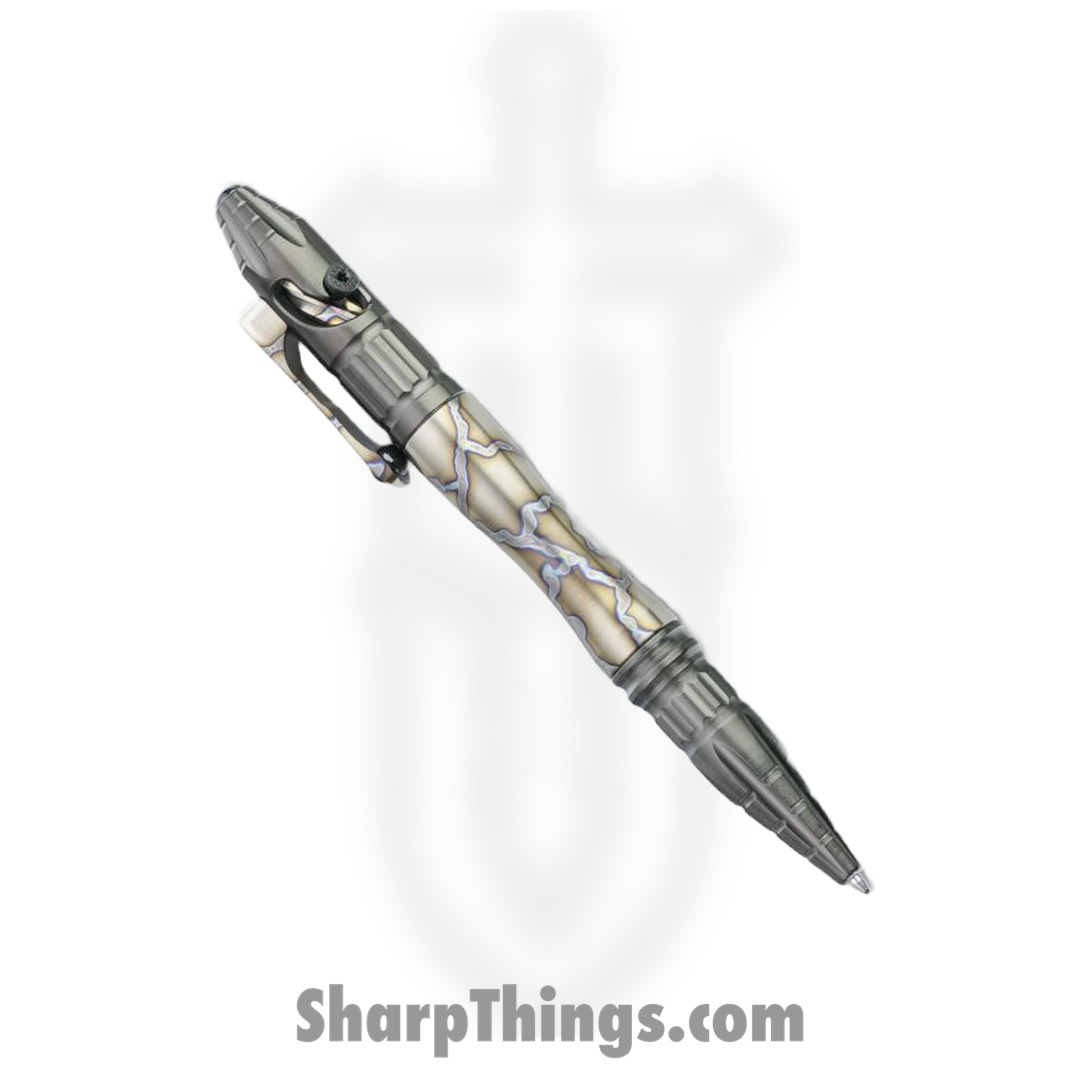 Heretic Knives - H038-DLCFTi - Thoth Modular Pen - DLC Ti with Flamed Ti Barrel