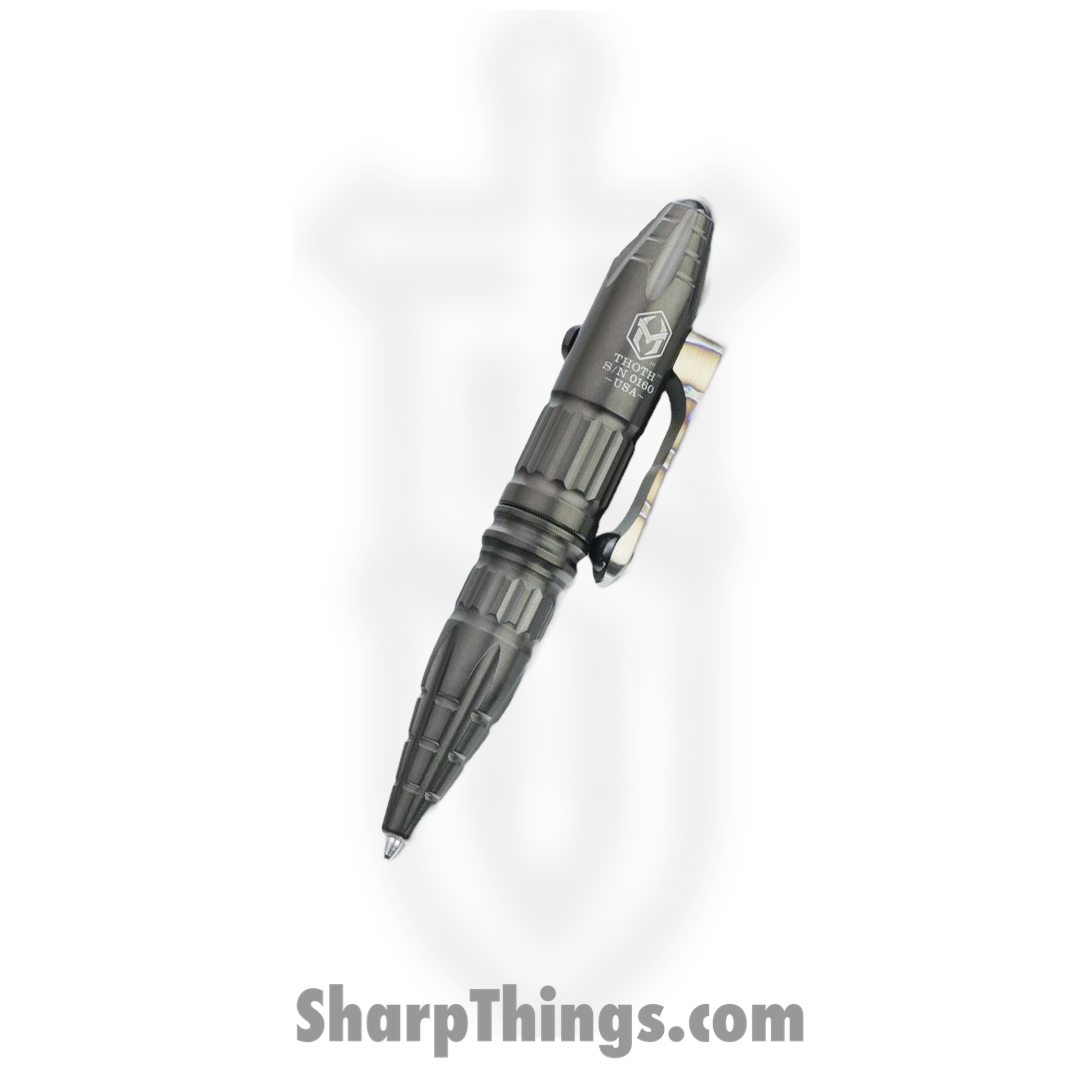 Heretic Knives - H038-DLCFTi - Thoth Modular Pen - DLC Ti with Flamed Ti Barrel - Image 3