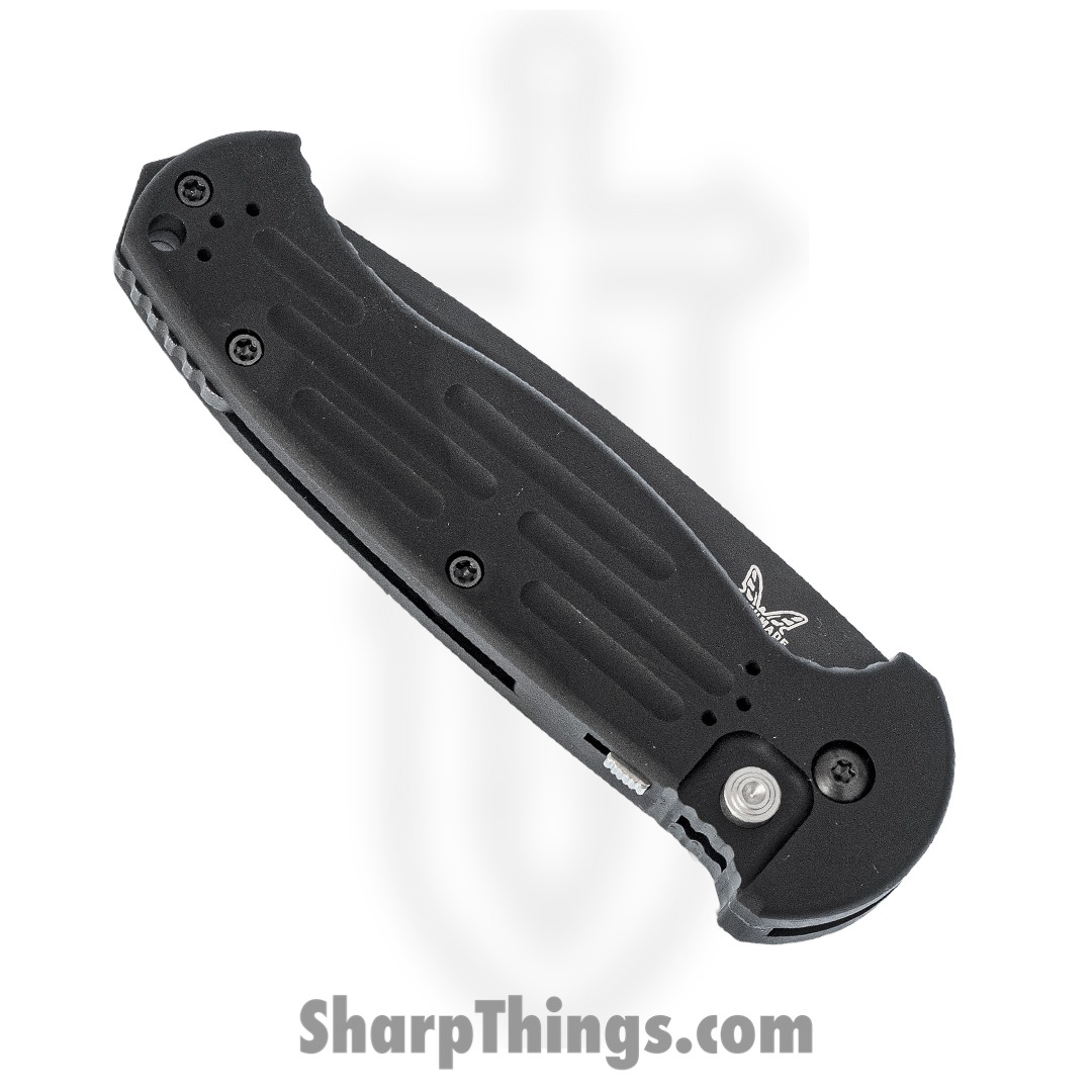 Benchmade - 9051SBK - AFO II - Automatic Knife - 154CM Partial Serrated Coated Drop Point - 6061-T6 - Black - Image 2
