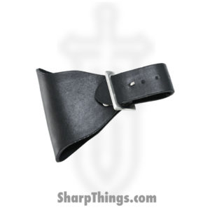 BladesUSA – PK-6184 – Universal Leather Sword Frog – Black