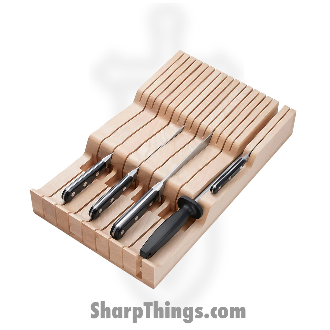 Lamson - 39226 - Lamson Premier Forged Knife 6-Piece In-Drawer Knife Block Set - Midnight