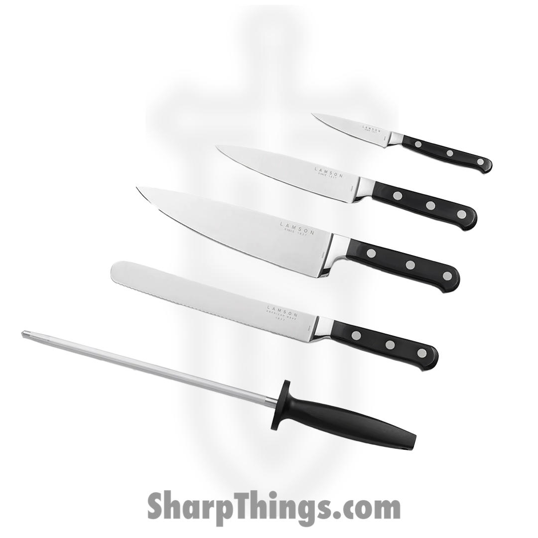 Lamson - 39226 - Lamson Premier Forged Knife 6-Piece In-Drawer Knife Block Set - Midnight - Image 2