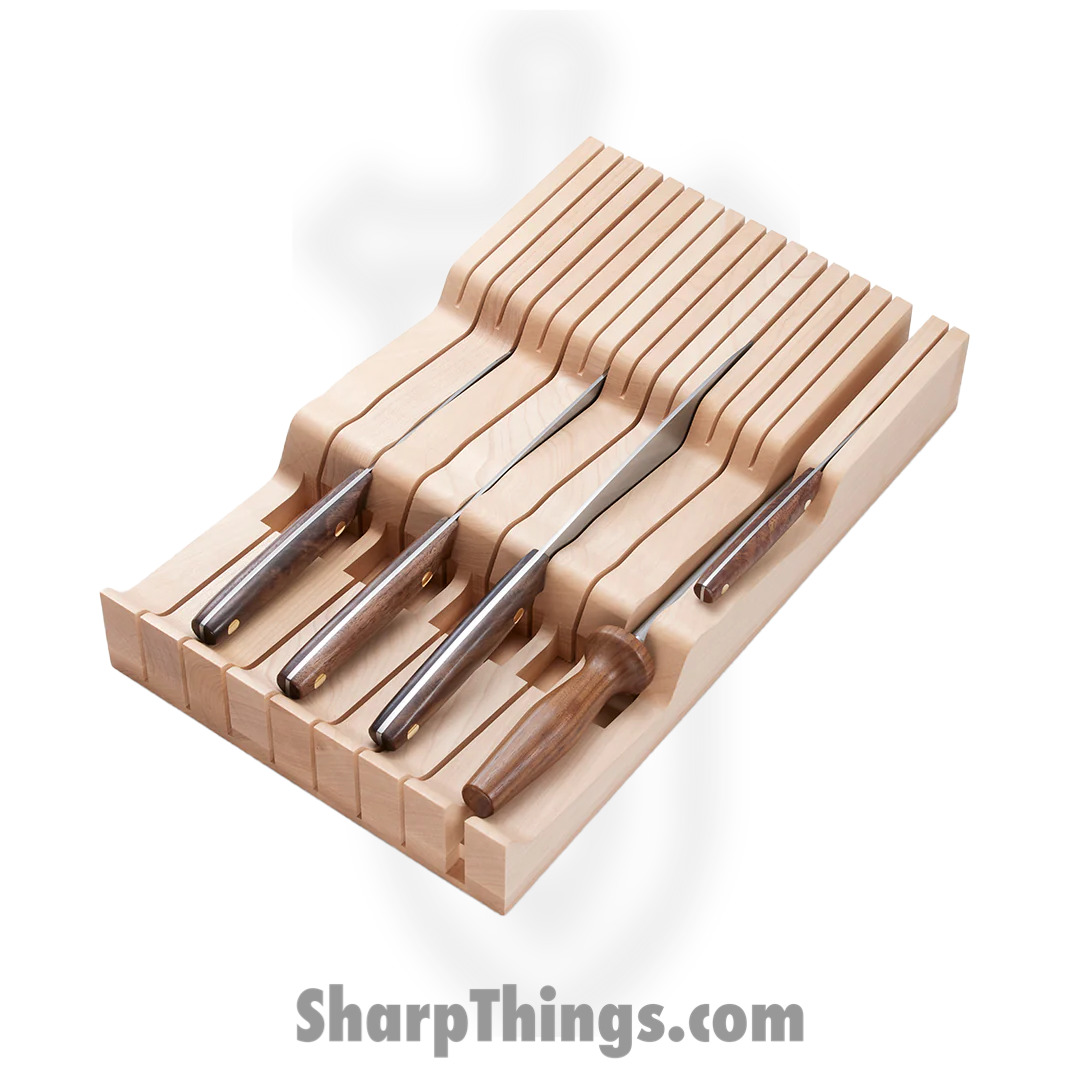Lamson - 56548 - Lamson Vintage Knife 6-Piece IN-DRAWER Knife Block Set - Walnut
