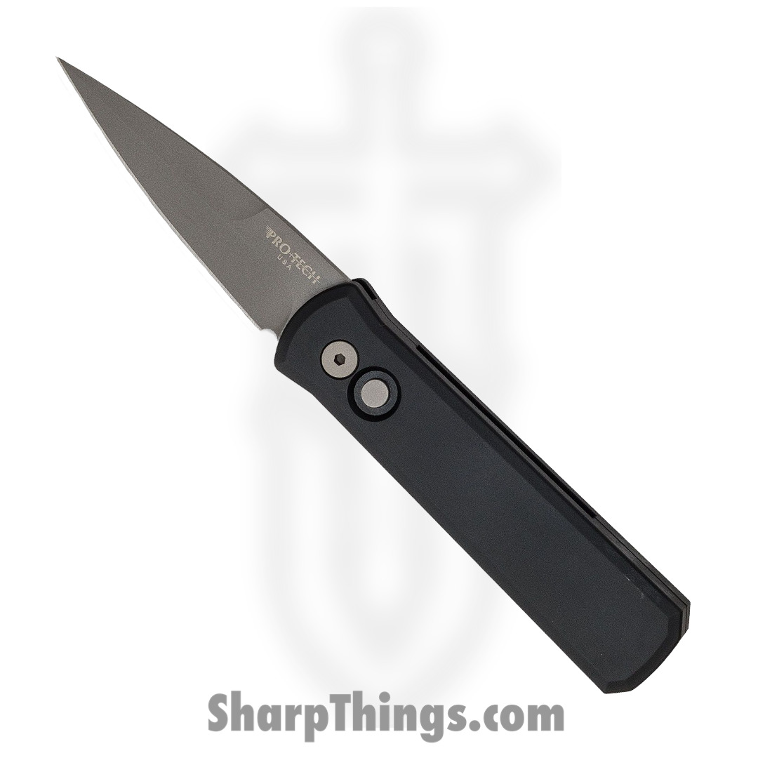 ProTech - 720 - Godson - Automatic Knife - 154CM Bead Blasted Spear Point - 6061-T6 Aluminum - Black