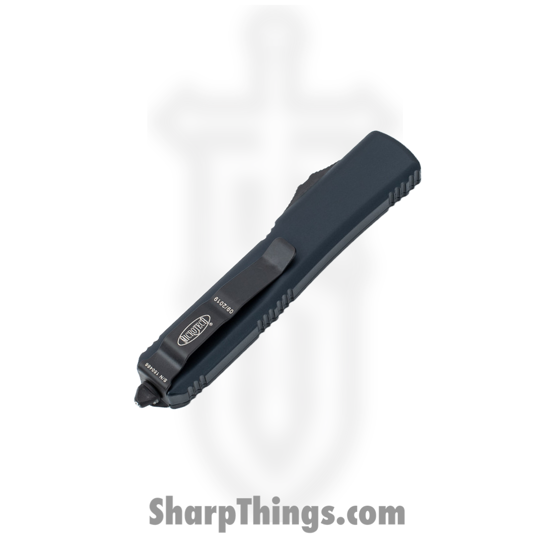 Microtech - 123-1T - Ultratech Tactical - OTF Auto - Elmax, M390, 204P Coated Tanto - 6061-T6 Aluminum - Black - Image 4