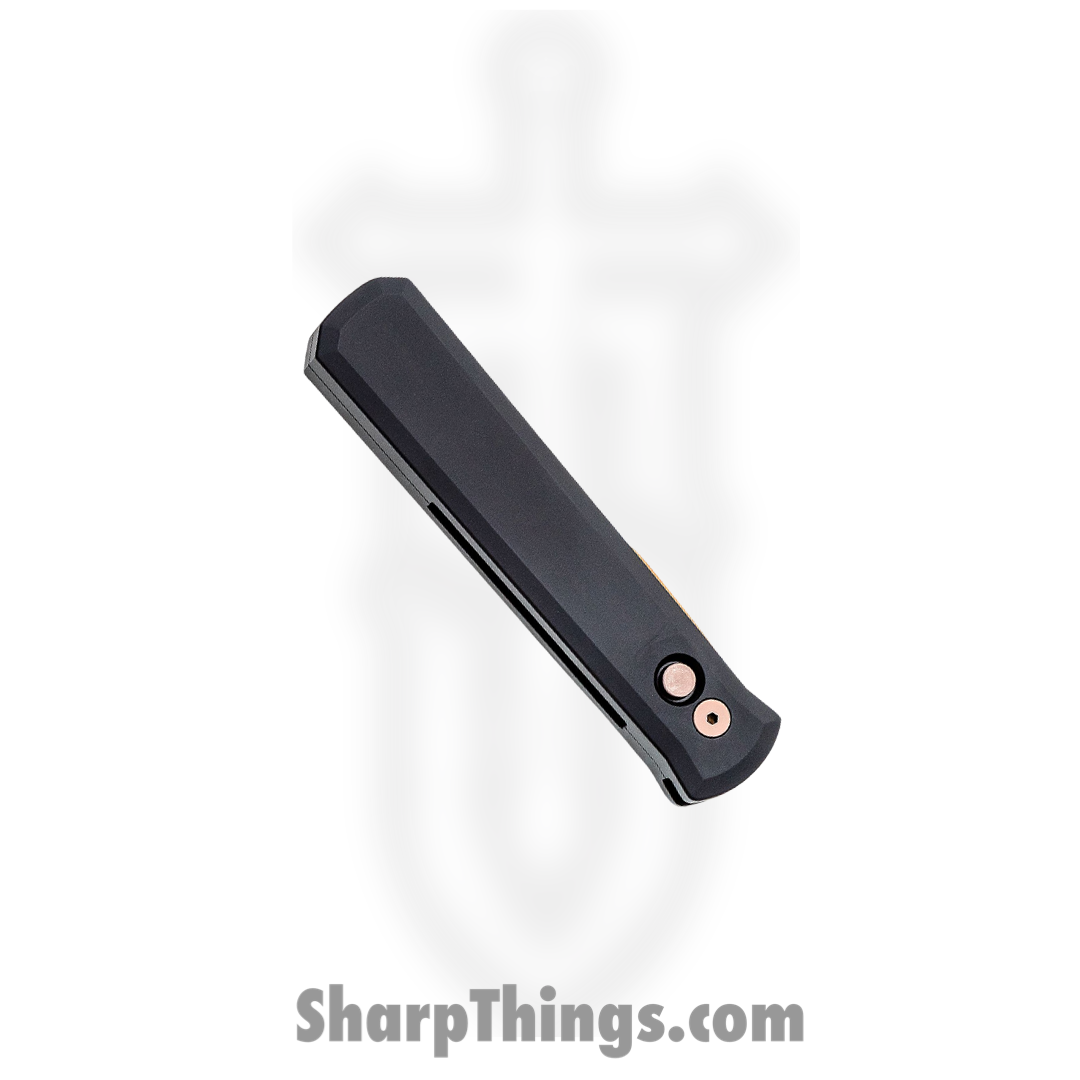 ProTech - 921-RG - Godfather - Automatic Knife - 154CM Coated Spear Point - Aluminum - Black/Rose Gold - Image 2