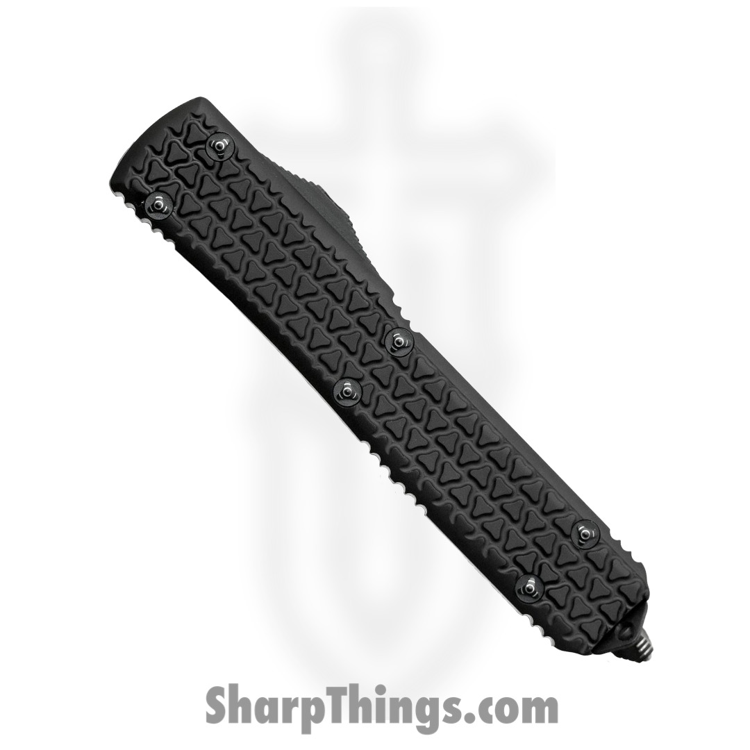 Microtech - 122-1SL - Ultratech Sith Lord - OTF Auto - Elmax, M390, 204P Coated Dagger - 6061-T6 Aluminum - Black - Image 3