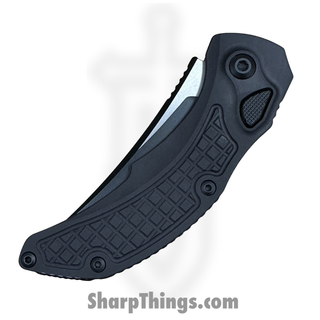 Microtech - 268A-3T - Bastinelli Brachial - Automatic Knife - 268A-3T Bastinelli Brachial Automatic Knife - 6061-T6 Aluminum - Black - Image 5