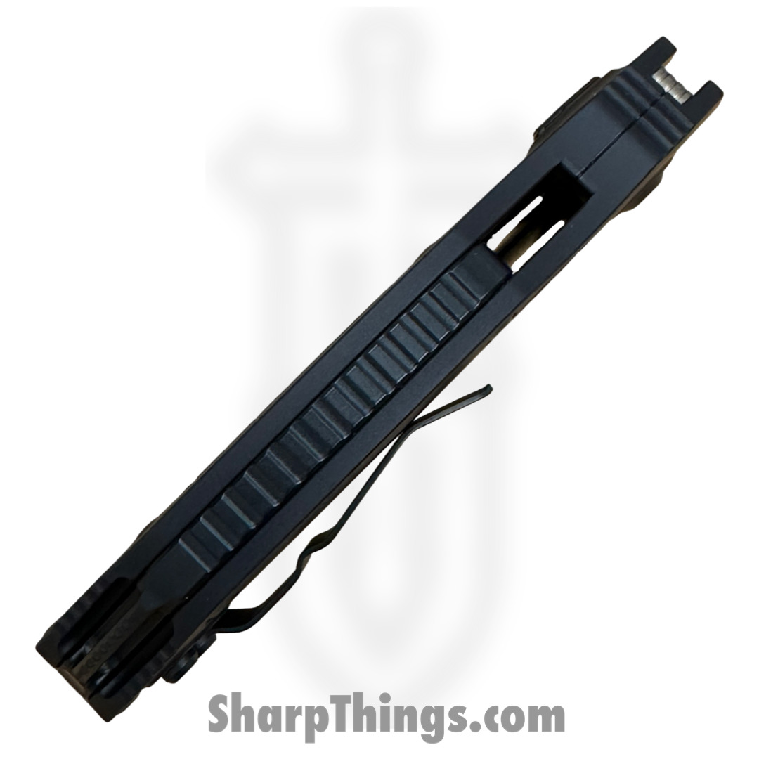 Microtech - 268A-3T - Bastinelli Brachial - Automatic Knife - 268A-3T Bastinelli Brachial Automatic Knife - 6061-T6 Aluminum - Black - Image 3