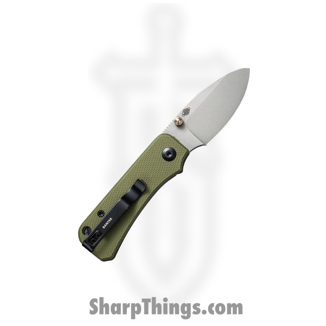 Civivi - CIVC19068S5 - Ben Petersen Baby Banter Folding Knife - Nitro-V Stainless G10 - Green - Image 2