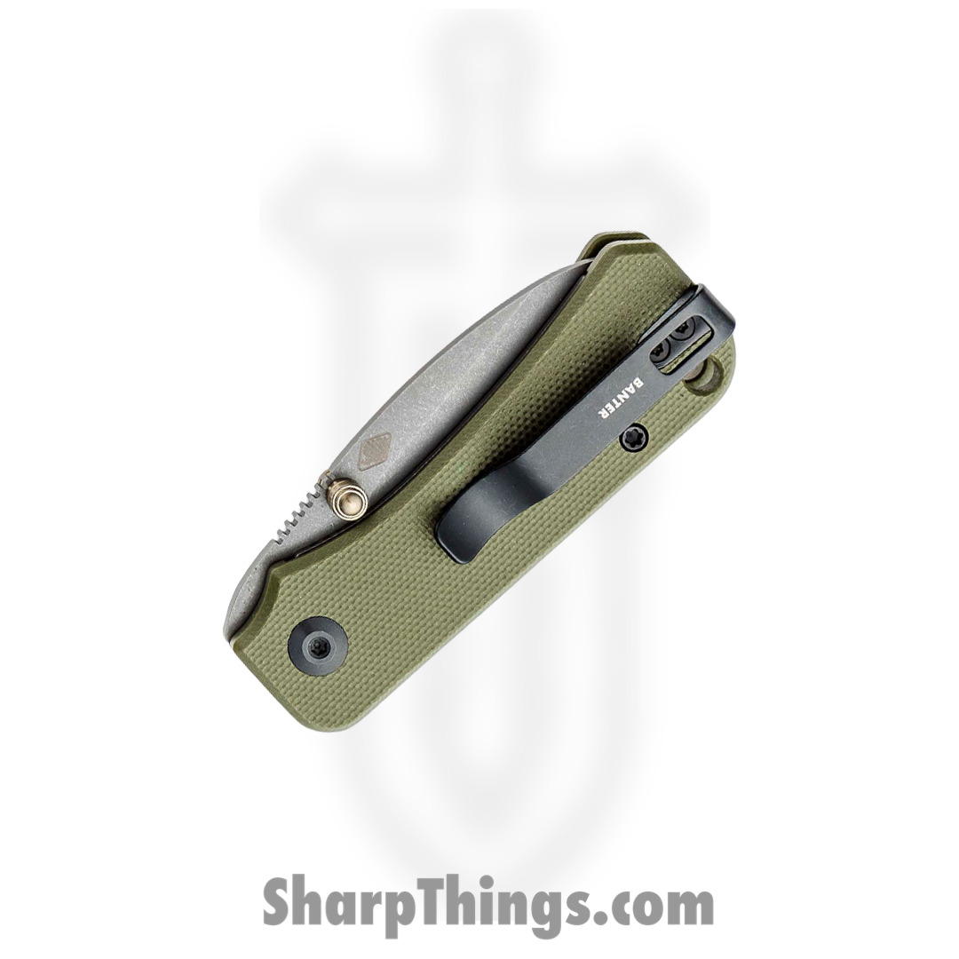 Civivi - CIVC19068S5 - Ben Petersen Baby Banter Folding Knife - Nitro-V Stainless G10 - Green - Image 4