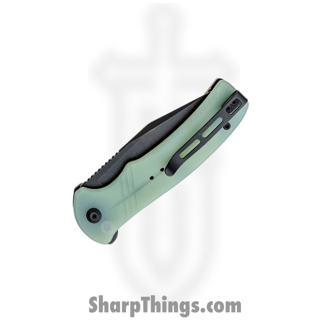 Civivi - CIVC20038E3 - Cogent Combo Blade Flipper Knife - 14C28N G10 - Jade - Image 4