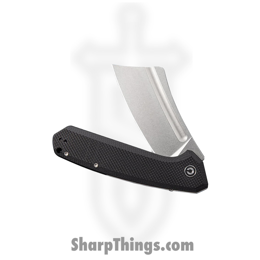 Civivi - CIVC2006C - Bullmastiff Linerlock Folding Cleaver - 9Cr18MoV G10 - Black - Image 5