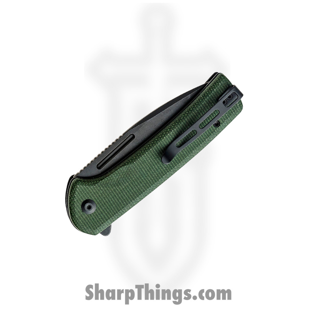Civivi - CIVC210062 - Conspirator Button Lock - Nitro V Micarta - Green - Image 4