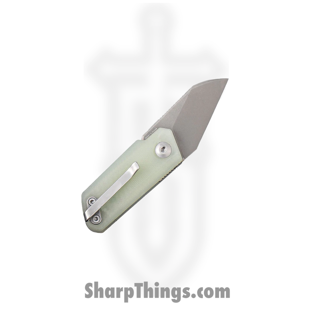 Civivi - Ki-V - CIVC2108A - Folder Knife - 9Cr18MoV - Jade G10 - Stonewash blade - Image 2